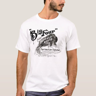 Amerikanische Ausstellung 1901 NY großer vier T-Shirt
