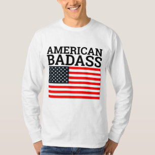 AMERIKANISCHE BADASS Konservative PATRIOTISCHE T-S T-Shirt