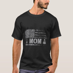 Amerikanische Badminton-Mutter USA-Flagge Team Bad T-Shirt