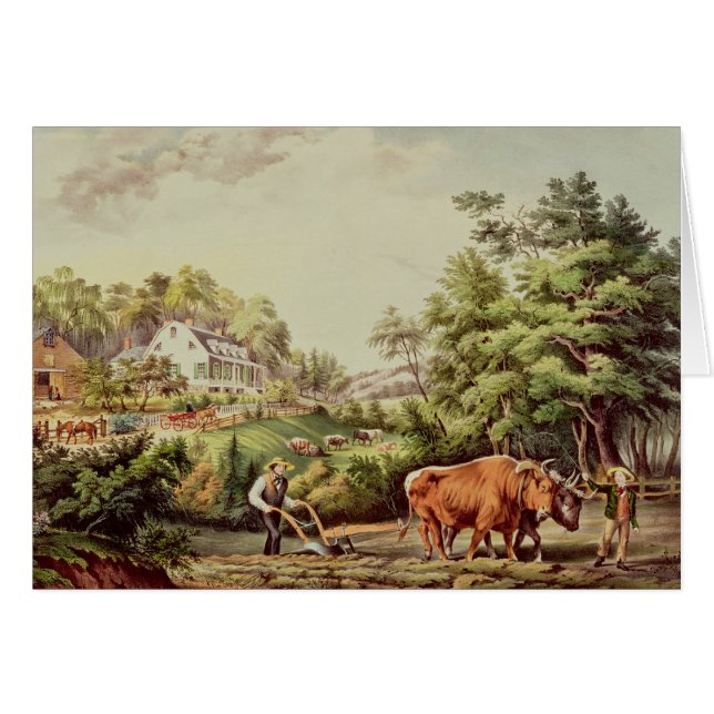 Amerikanische Bauernhof-Szenen (Vorderseite (Horizontal))