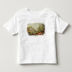 Amerikanische Bauernhof-Szenen Kleinkind T-shirt