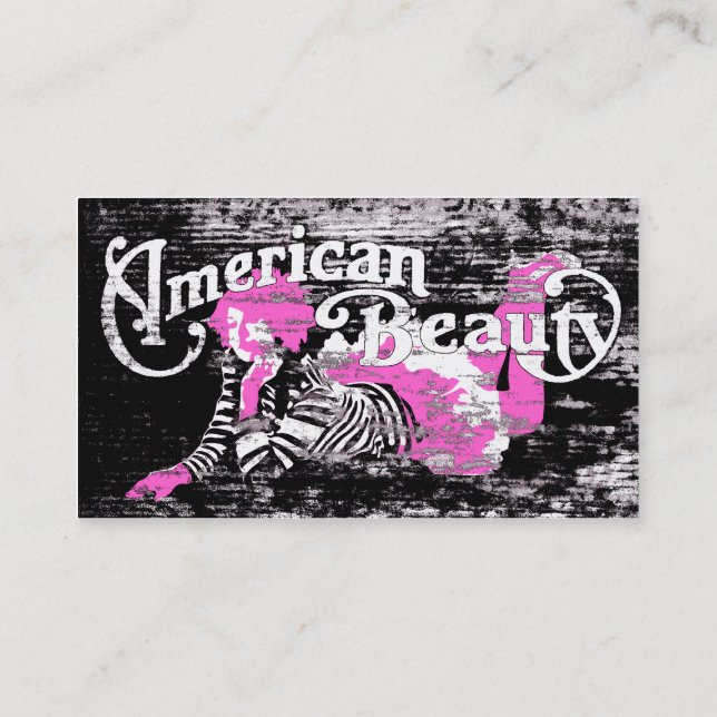 Amerikanische Beauty-Loyalität Treuekarte (Rückseite)