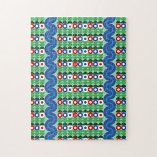 Amerikanische Blume - Puzzle