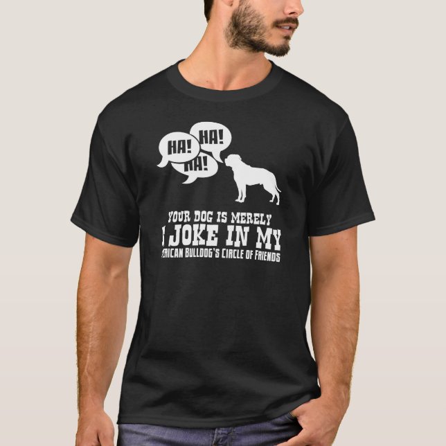 Amerikanische Bulldogge T-Shirt (Vorderseite)
