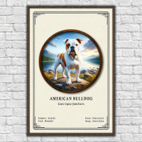 Amerikanische Bulldogge Zoologie-Serie