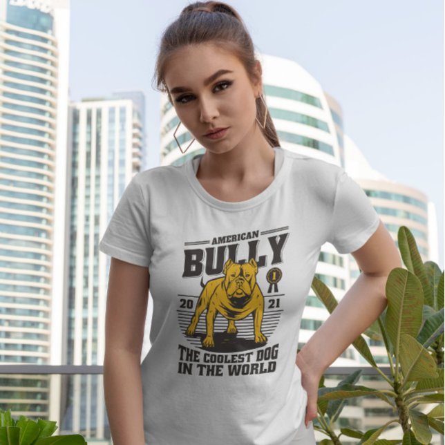Amerikanische Bully High Contrast T-Shirt (Von Creator hochgeladen)
