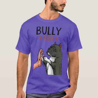 Amerikanische Bully-Mutter Süße Hunde-Mama Lustige T-Shirt