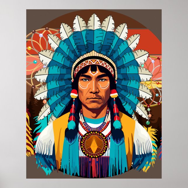 Amerikanische Chefmacht Portrait Poster (Vorne)