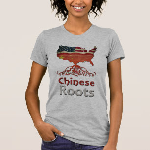 Amerikanische Chinesische Wurzeln T-Shirt