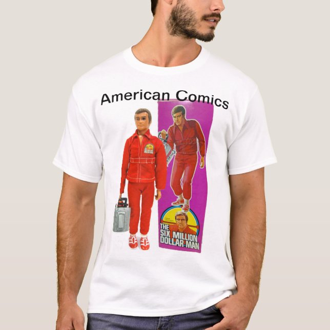 Amerikanische Comicen T-Shirt (Vorderseite)