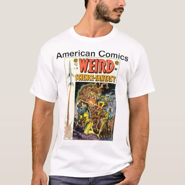 Amerikanische Comicen T-Shirt (Vorderseite)