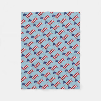 Amerikanische Dackel-Dackel-HundeFleece-Decke Fleecedecke