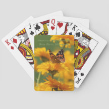 Amerikanische Dame Butterfly auf Heliopsis