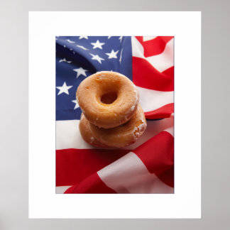 Amerikanische Ernährung, kreative Fotografie Poster