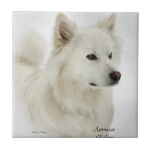 Amerikanische Eskimohundekunst Fliese