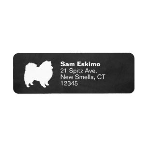 Amerikanische EskimohundeSilhouette