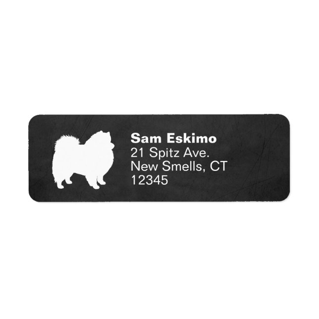 Amerikanische EskimohundeSilhouette (Vorne)