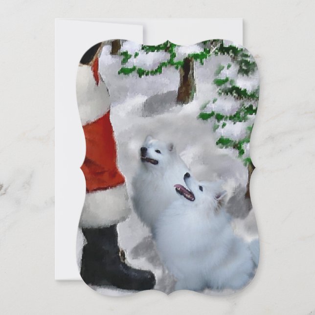 Amerikanische Eskimoweihnachtskarten Feiertagskarte (Vorderseite)