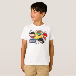 Amerikanische Explosion der Liga der Gerechtigkeit T-Shirt
