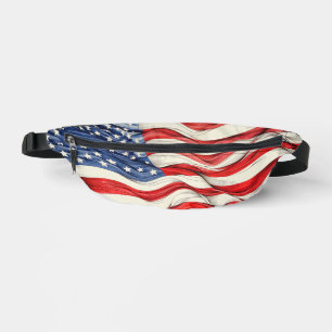 Amerikanische Fahne der Vereinigten Staaten Bauchtasche