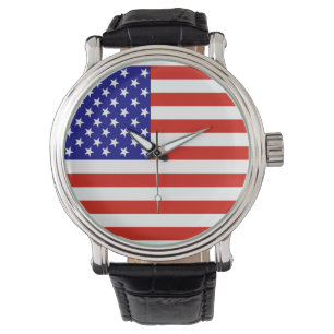 AMERIKANISCHE FLAG ARMBANDUHR