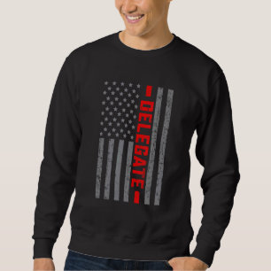 Amerikanische Flag-Delegierte US-Fahne Vintag für Sweatshirt
