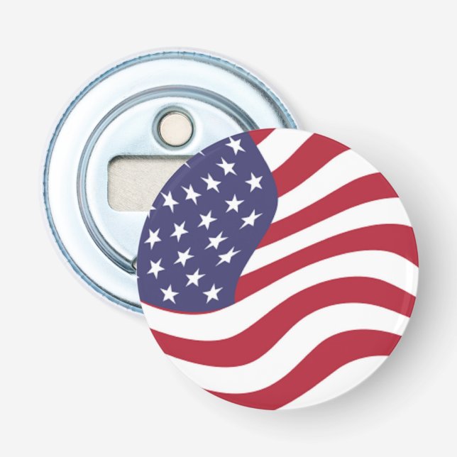 AMERIKANISCHE FLAG FLASCHENÖFFNER (Vorderseite)