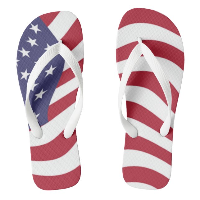 AMERIKANISCHE FLAG FLIP FLOPS (Fußbett)