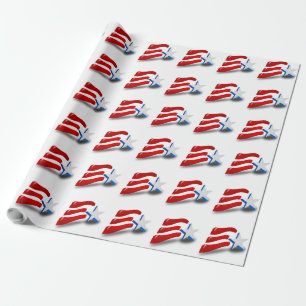 AMERIKANISCHE FLAG GESCHENKPAPIER