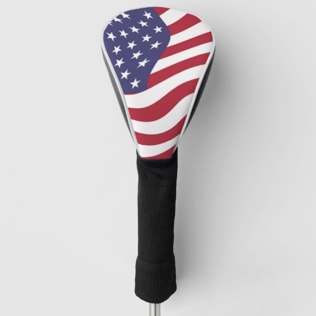 AMERIKANISCHE FLAG GOLF HEADCOVER (Vorderseite)