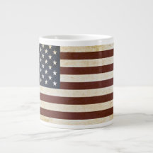 AMERIKANISCHE FLAG KERAMIK TASSE