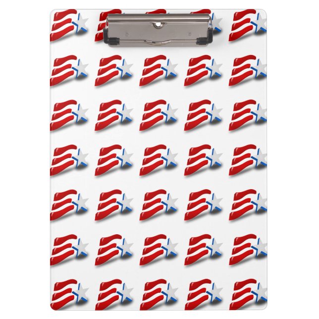 AMERIKANISCHE FLAG KLEMMBRETT (Vorderseite)