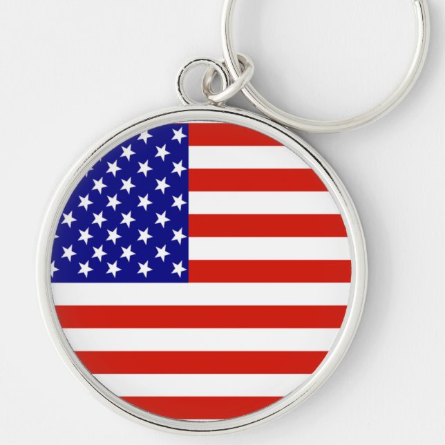 AMERIKANISCHE FLAG SCHLÜSSELANHÄNGER (Vorne)