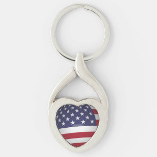 AMERIKANISCHE FLAG SCHLÜSSELANHÄNGER