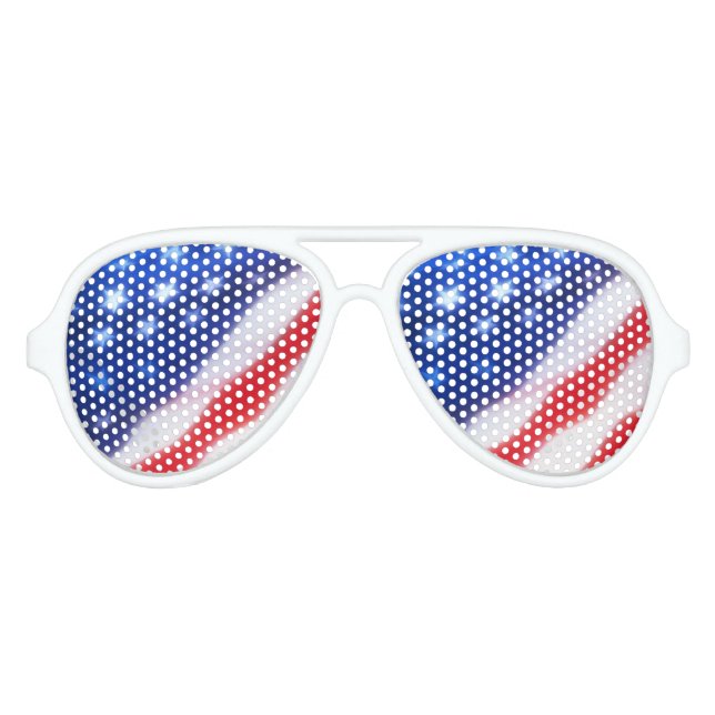 AMERIKANISCHE FLAG SONNENBRILLE (Vorderseite)