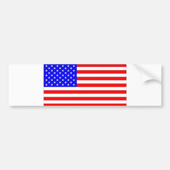 AMERIKANISCHE FLAGE AUTOAUFKLEBER (Vorne)