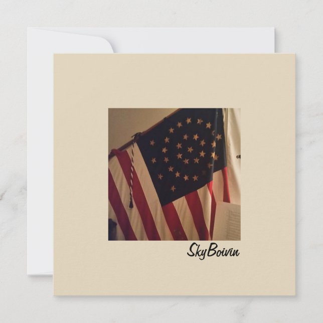 amerikanische Flagge (Vorderseite)