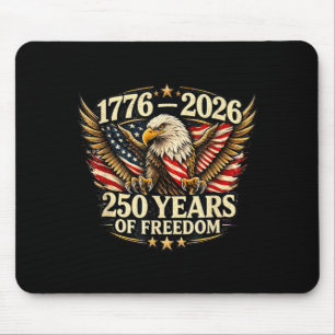 Amerikanische Flagge 1776-2026 250 Jahre Freiheit Mousepad