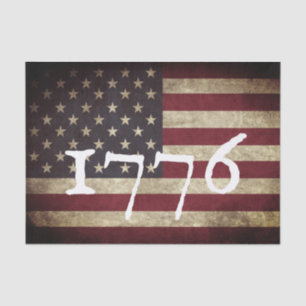 Amerikanische Flagge 1776 Seidenpapier