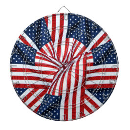 Amerikanische Flagge 2412 Dartscheibe