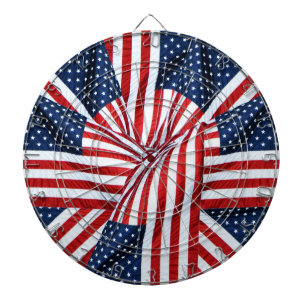 Amerikanische Flagge 2412 Dartscheibe