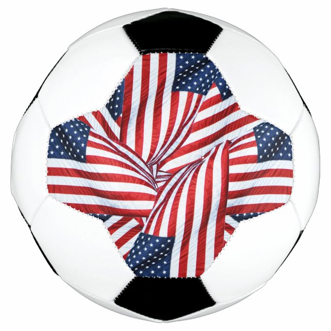 Amerikanische Flagge 2412 Fußball (Vorderseite)