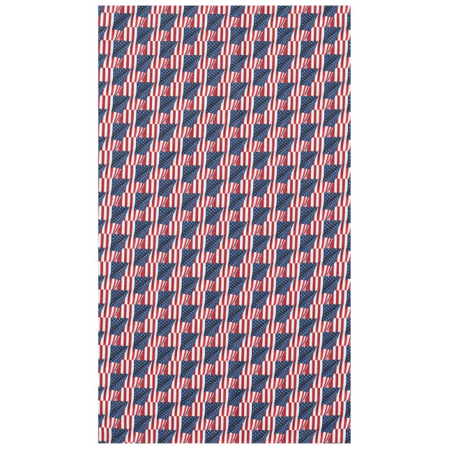 Amerikanische Flagge 2412 Tischdecke (Vorderseite)