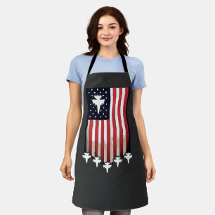 Amerikanische Flagge 4. Juli-65079 Schürze