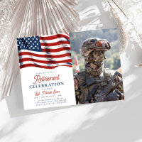 Amerikanische Flagge 4. Juli Army Foto Rentirement