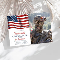 Amerikanische Flagge 4. Juli Army Foto Rentirement