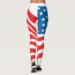 Amerikanische Flagge - 4. Juli Leggings