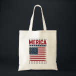 Amerikanische Flagge 4. Juli Merica Tragetasche<br><div class="desc">Amerikanische Flagge 4. Juli</div>