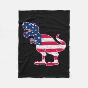 Amerikanische Flagge 4. Juli Patriotic Boys Gesche Fleecedecke