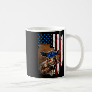 Amerikanische Flagge 4. Juli Rindfleischflagge Kaffeetasse